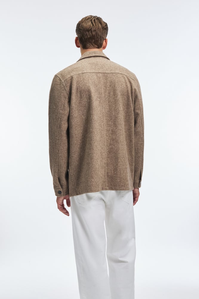 【極美品】HUMAN MADE WOOL OVERSHIRT L 黒グレー 1846711736.jpg?1678796696