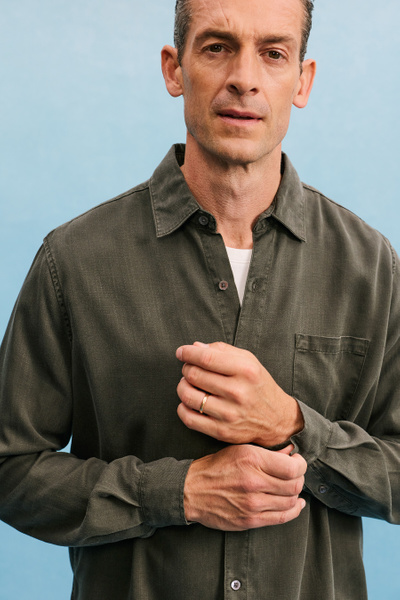 DESCENDANT D-61M UTILITY SHIRT サイズ3 オリーブ 7342_d61011754a-core-