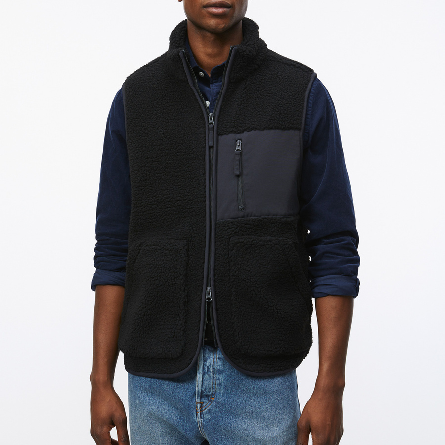 A days march pile fleece vest Clearance