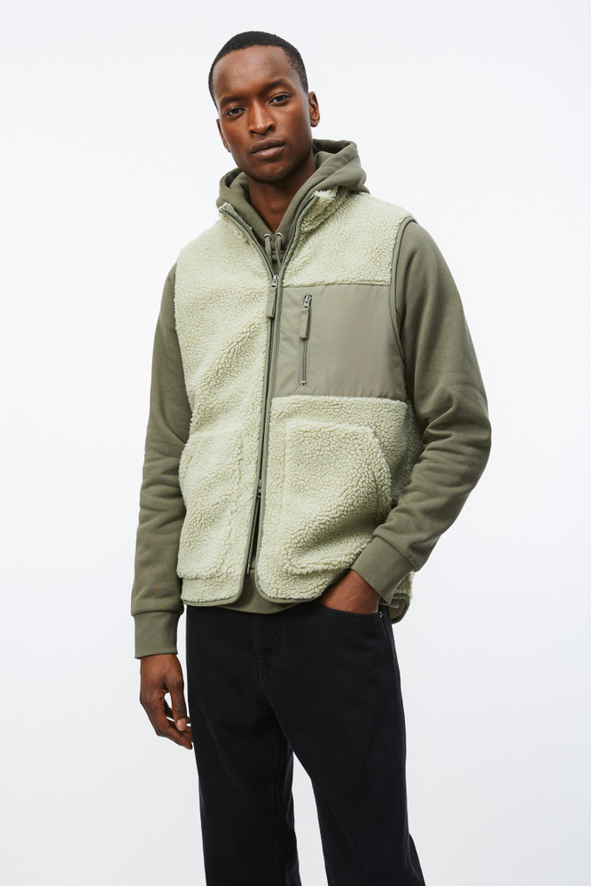 A days march pile fleece vest Clearance