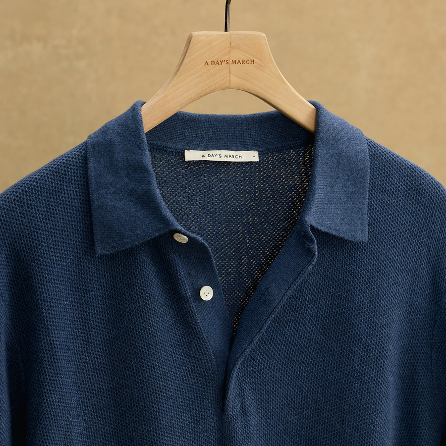 Rosehall Popcorn Stitch Polo | A Day's March