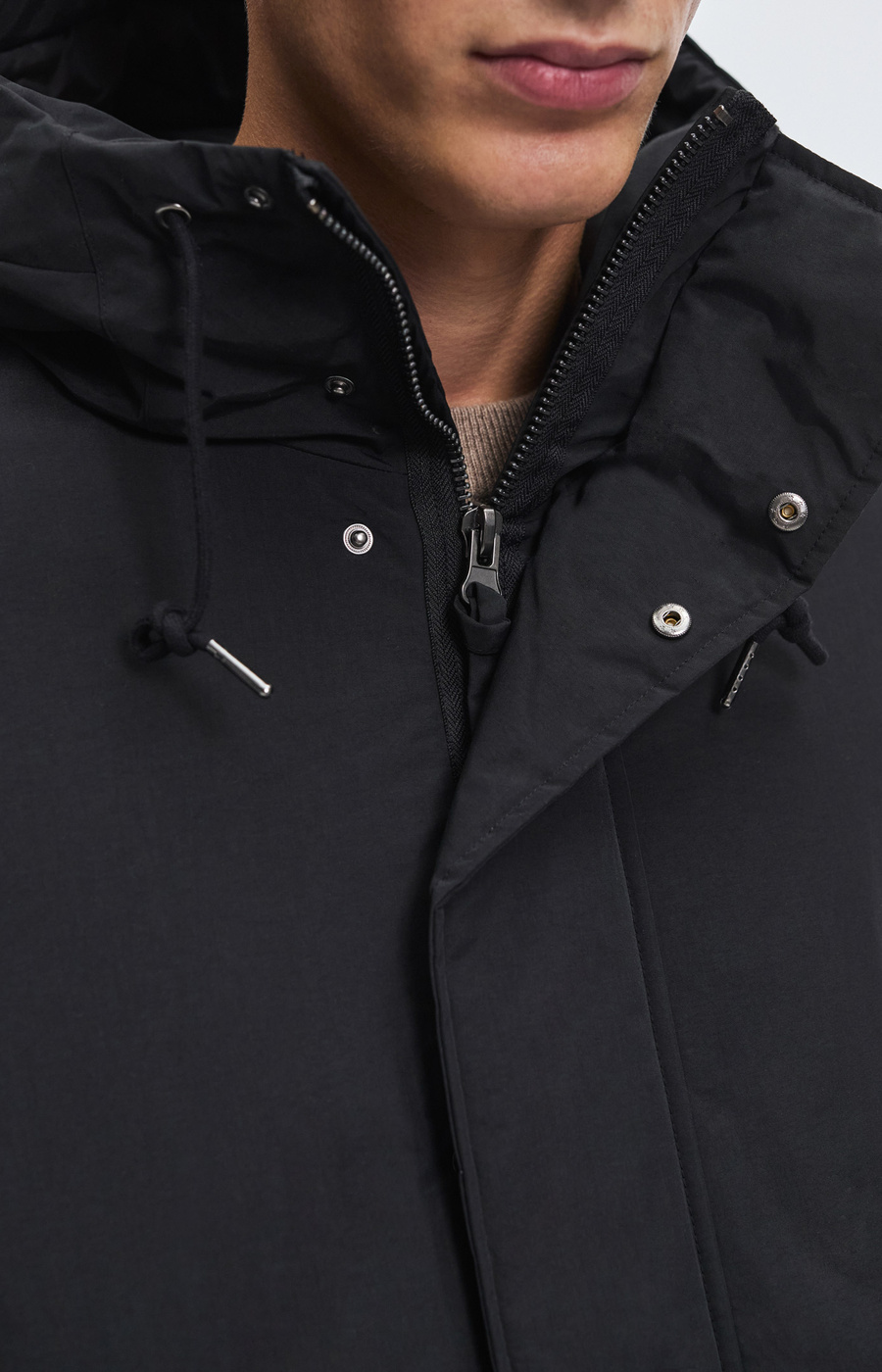nissy naptime 五分袖 PARKA BLACK Nikko Puffer Parka | A Day's March