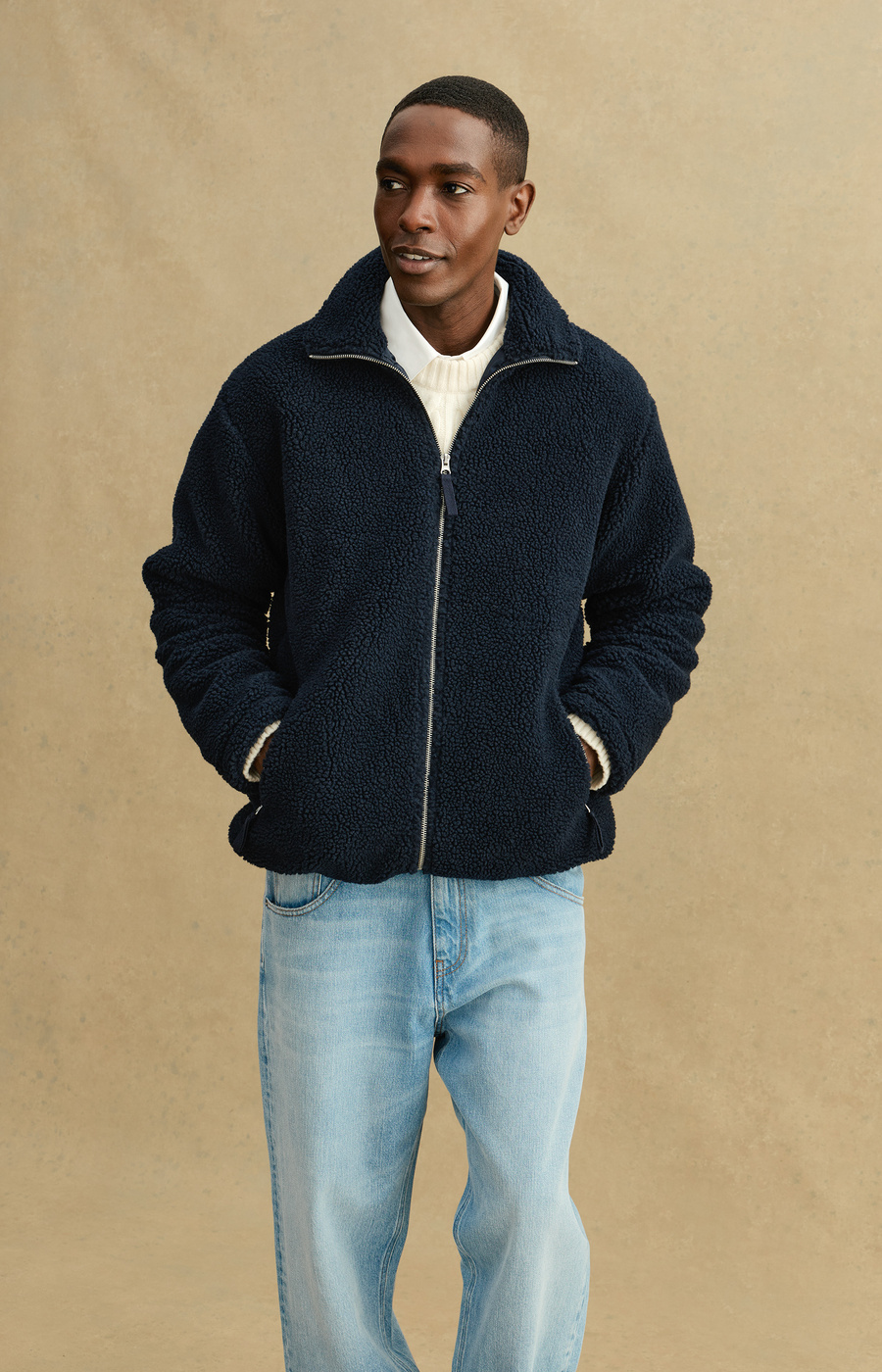 Acton Lined Pile Fleece Jacket | A Day's March