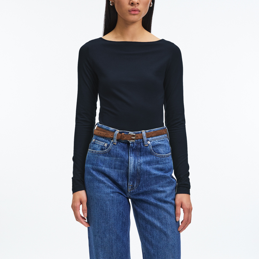 Selma Boat Neck Long Sleeve Top | A Day's March