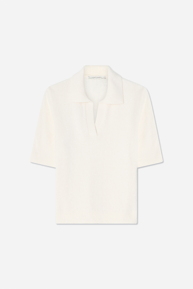 トップス MEER. OPEN COLLAR SHORT SHIRT Lessing Open Collar Polo Shirt | A Day's March