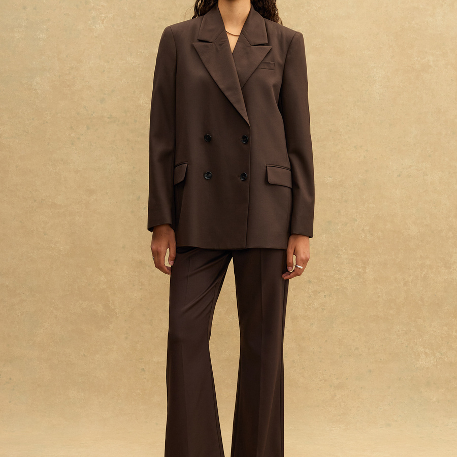Inu Double Breasted Wool Blazer | A Day's March