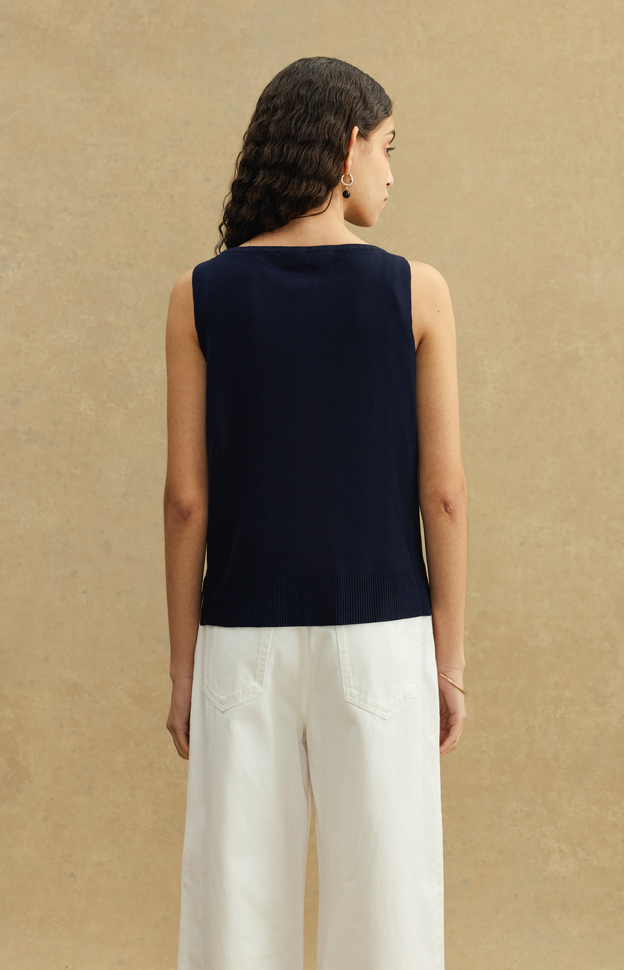 Blake Boat Neck Knitted Tank Top | A Day's March
