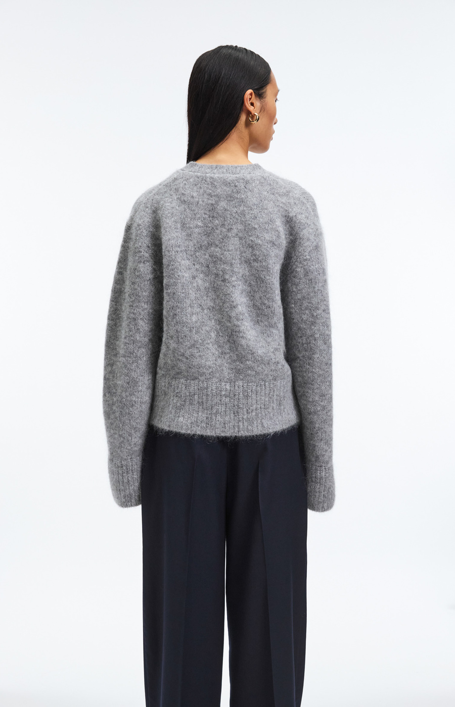 【Mサイズ】Lemaire Mohair カーディガン Lemaire Brushed Mohair Cardigan Meadow Melange | Cultizm
