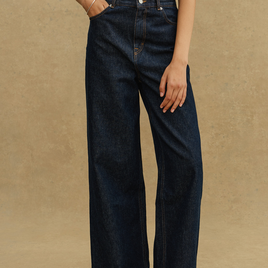 パンツ poppy MANY RIBBON DENIM PANTS OFF-WHITE BOTTOMS – ページ 2 – POPPY