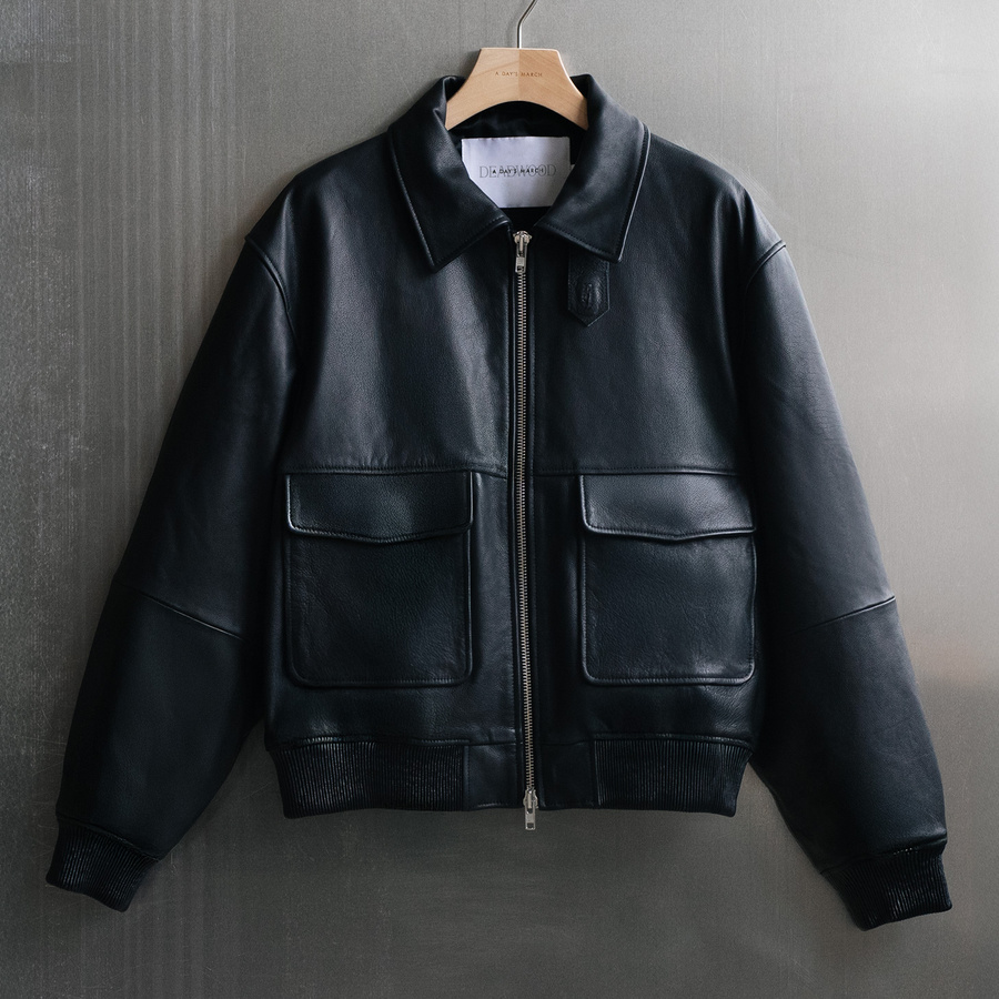 Leather Flight Jacket – Deadwood for A Day's March | A Day's March