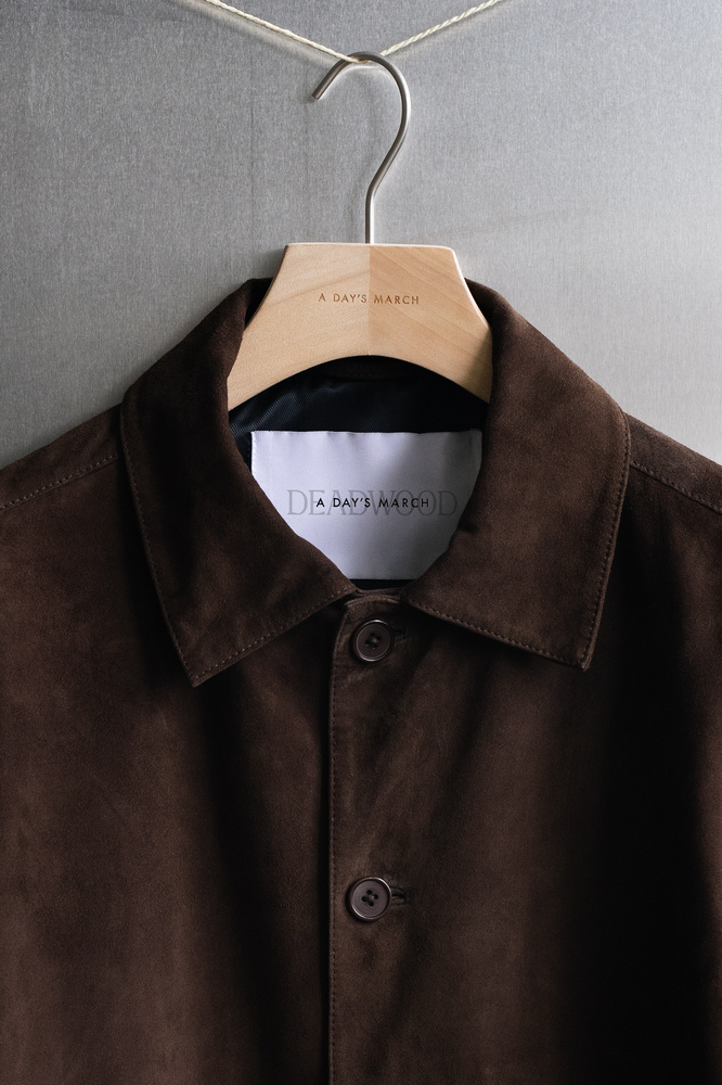 Suede Overshirt – Deadwood for A Day's March | A Day's March