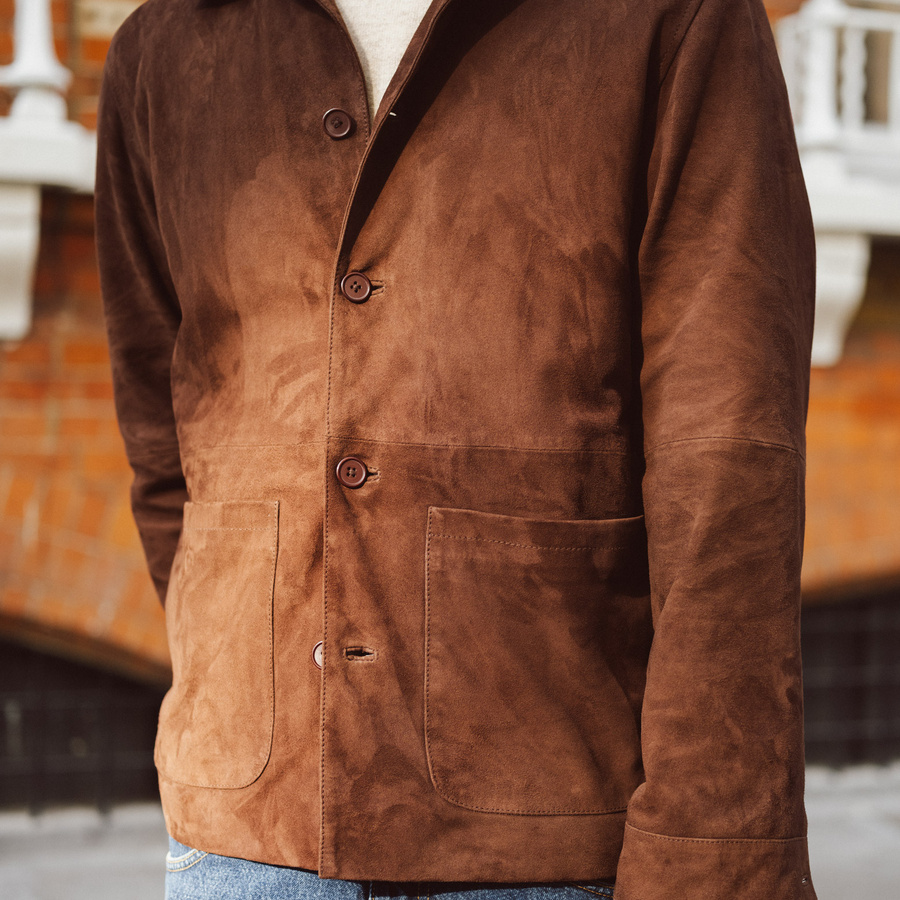 Suede Overshirt – Deadwood for A Day's March | A Day's March
