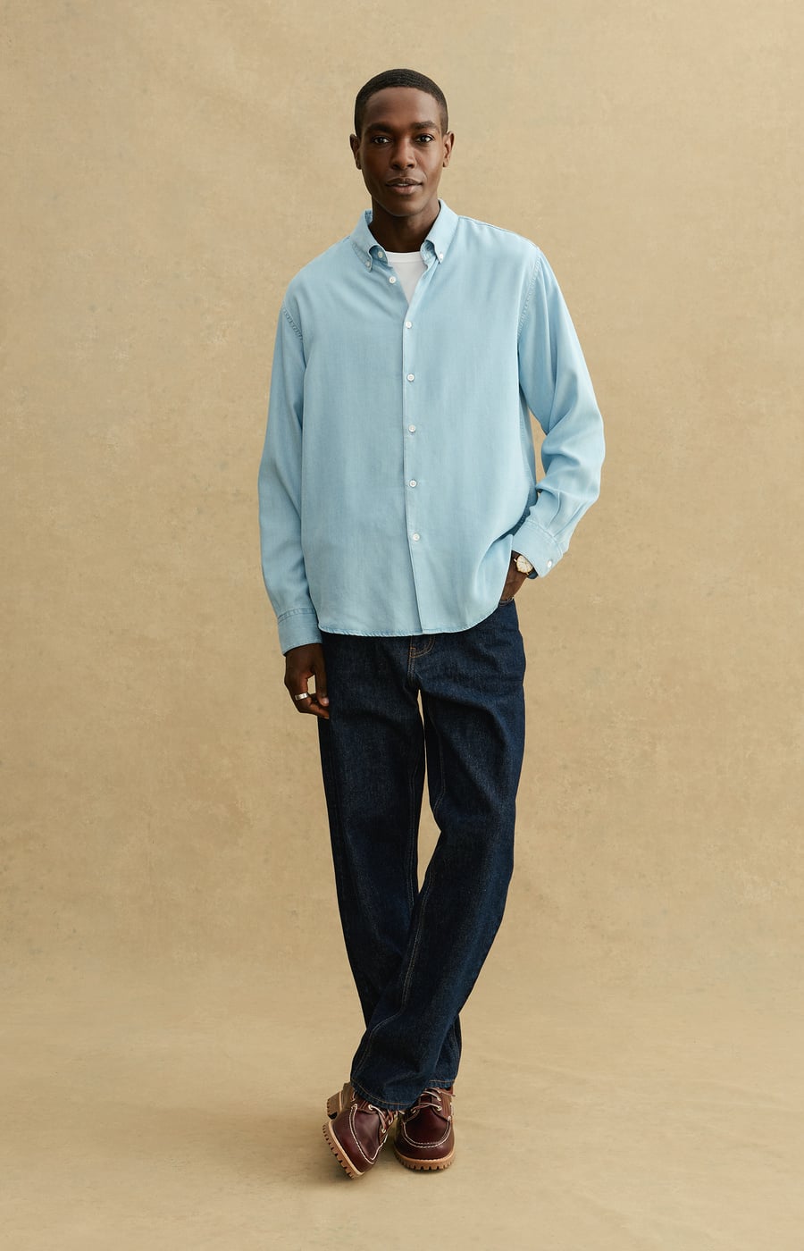 Landon Denim Lyocell Shirt | A Day's March