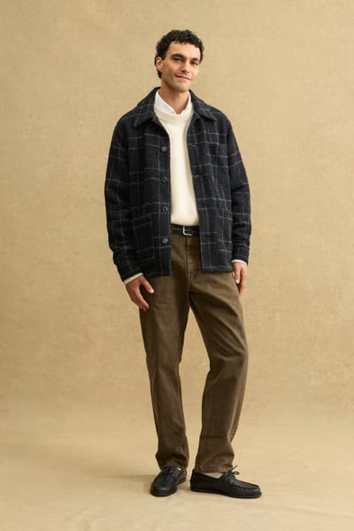 Algot Checked Wool Overshirt