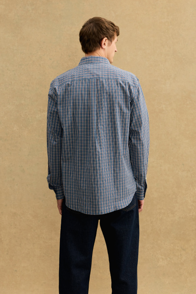 Landon Checked Poplin Shirt | A Day's March