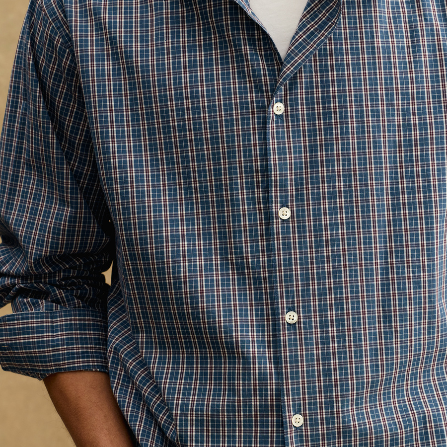 Landon Checked Poplin Shirt | A Day's March