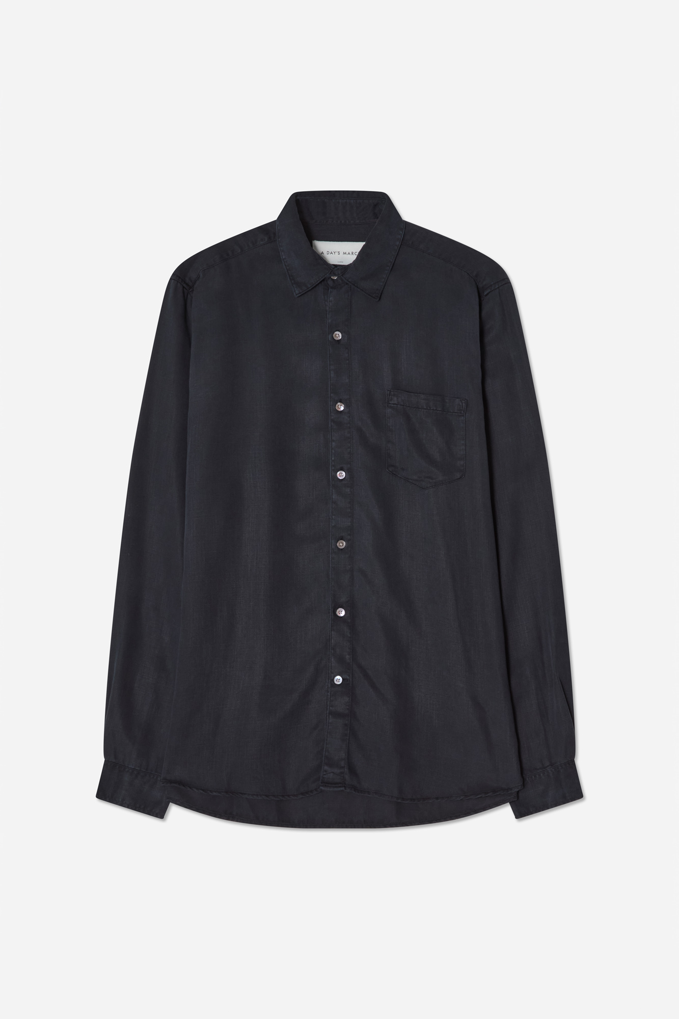 A Day's March Men's Navy Daintree Lyocell Shirt