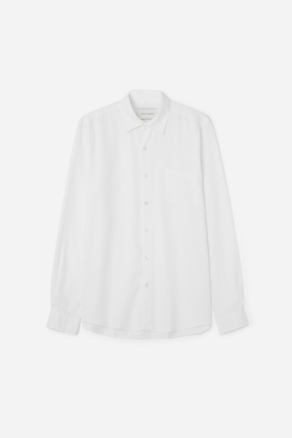 A Day's March Men's White Daintree Lyocell Shirt