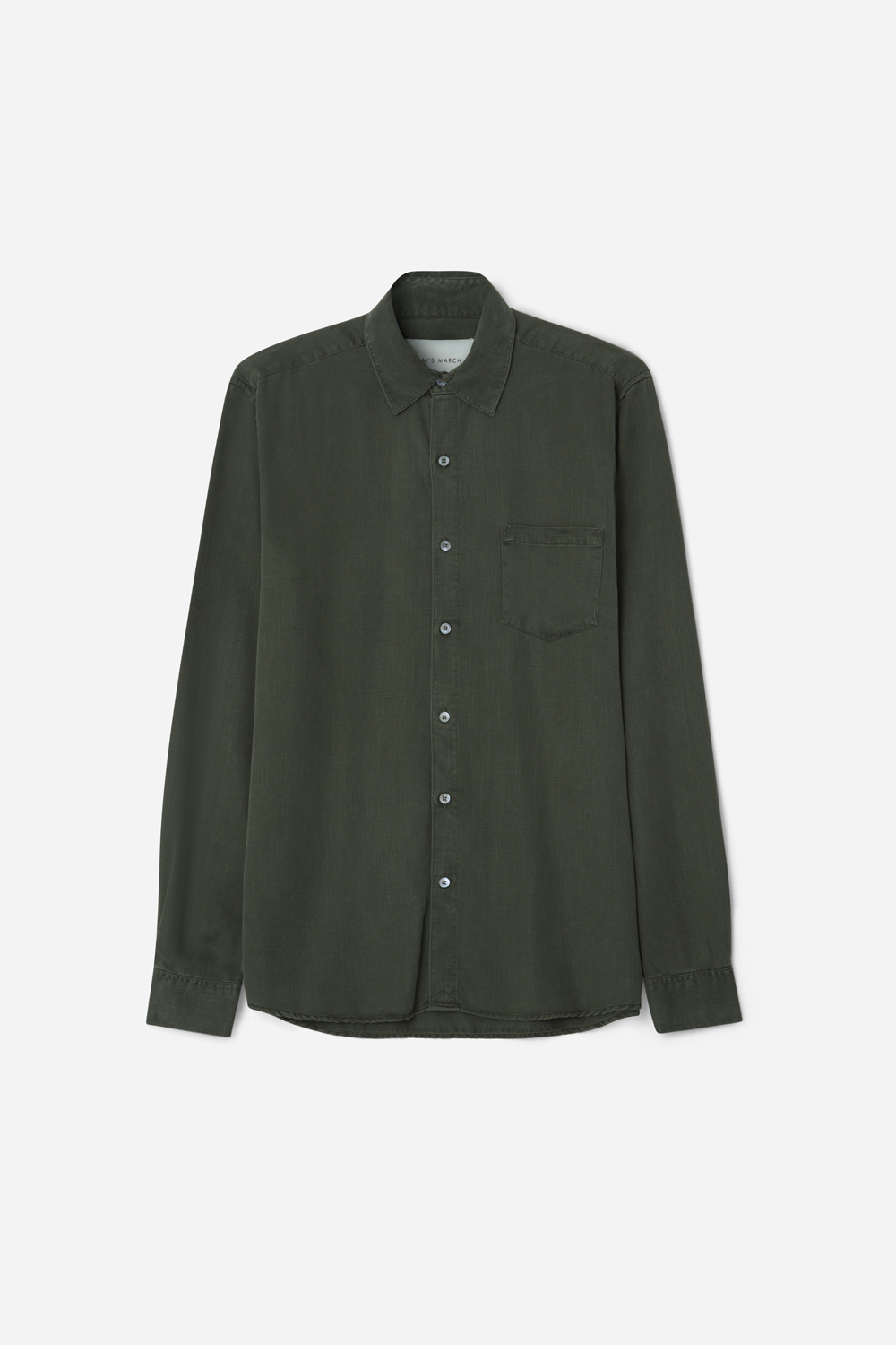 A Day's March Men's Olive Daintree Lyocell Shirt