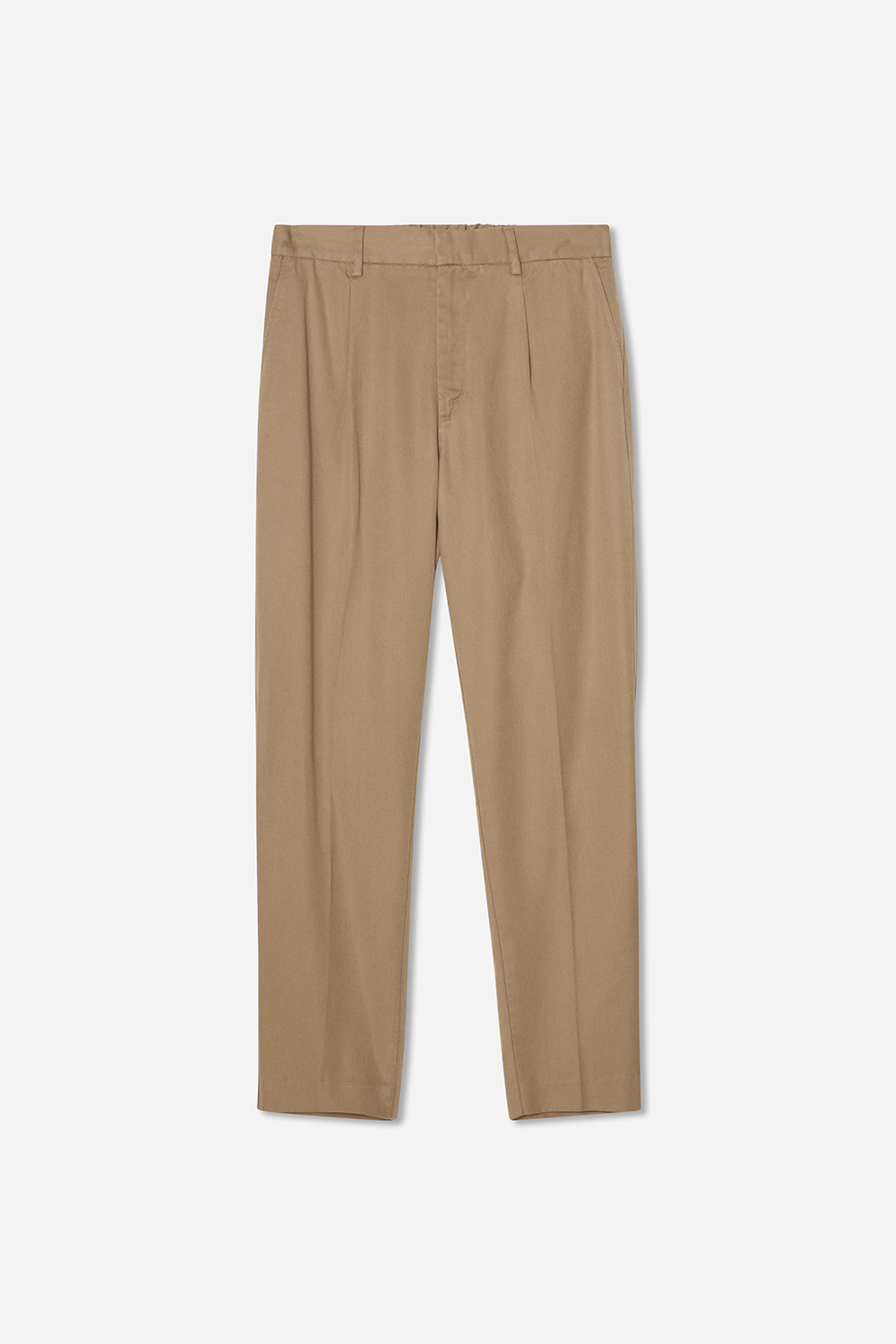 A Day's March Men's Greige Smart Lyocell Trousers