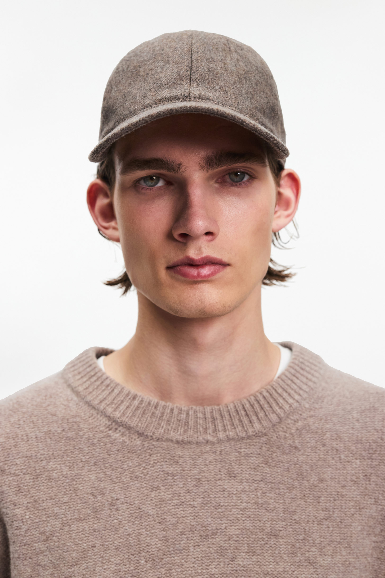 A Day's March Men's Taupe Melange Wool Cap