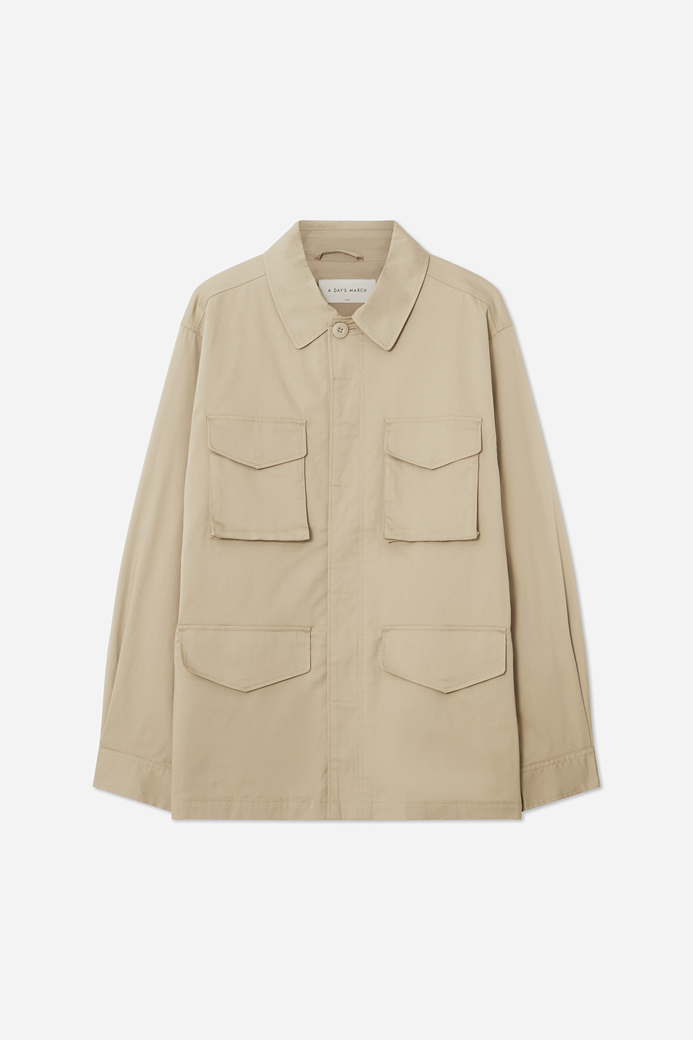 A Day's March Men's Khaki Bow 4-Pocket Field Jacket