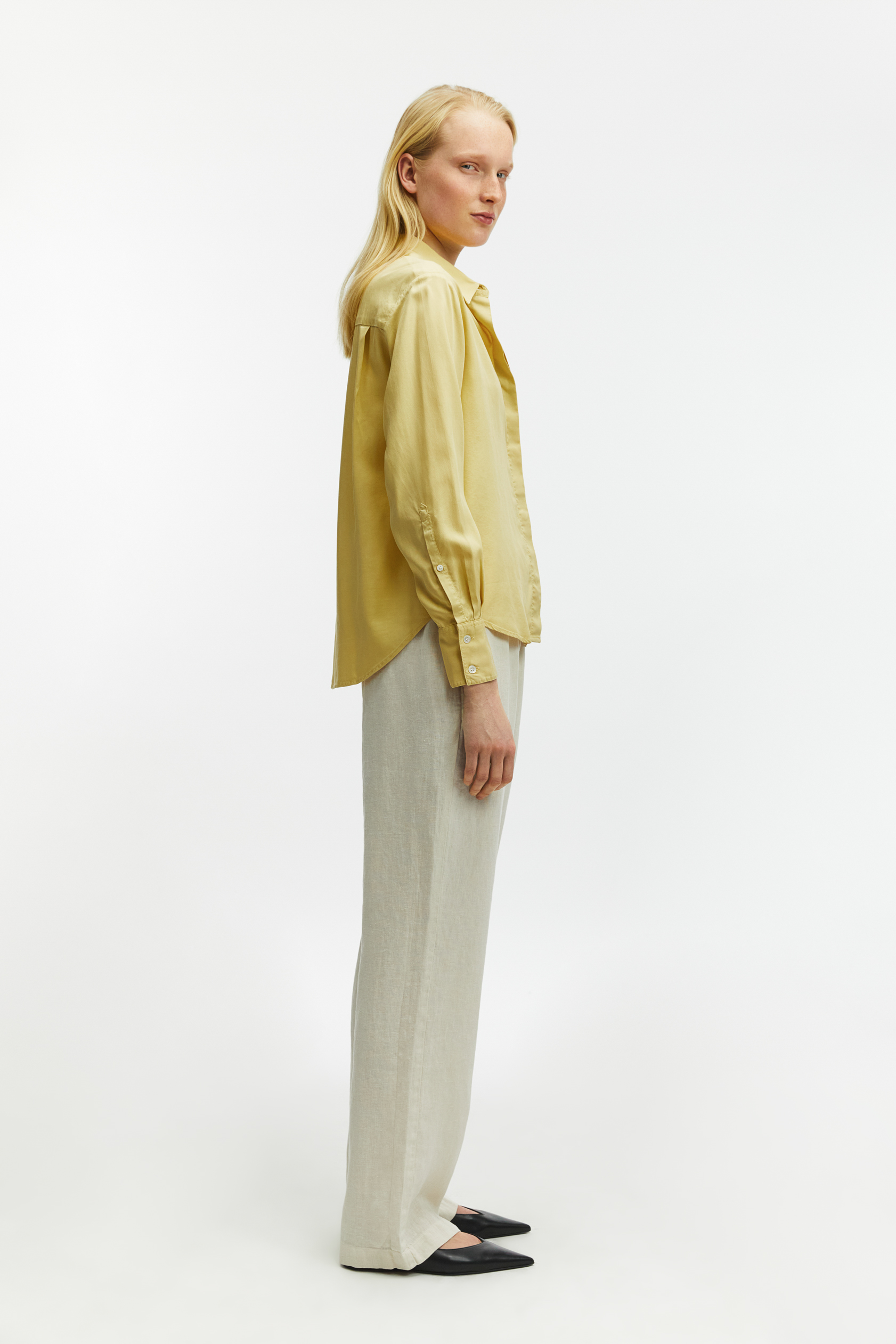 A Day's March Women's Field Yellow Ines Lyocell Shirt