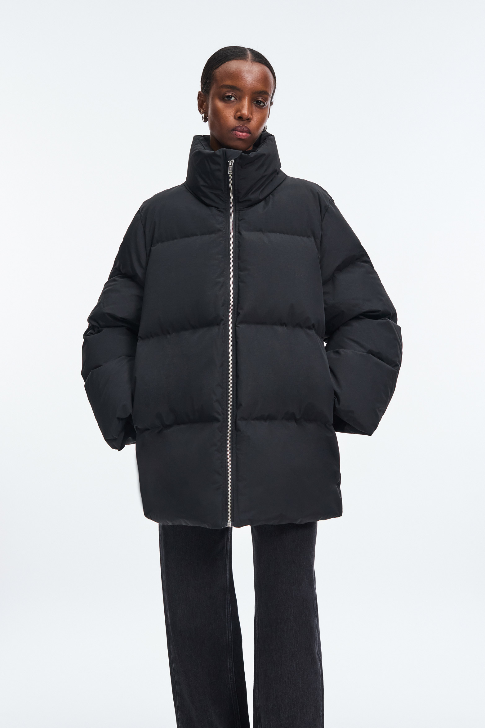 A Day's March Kvinno Svart Stella Puffer Jacket