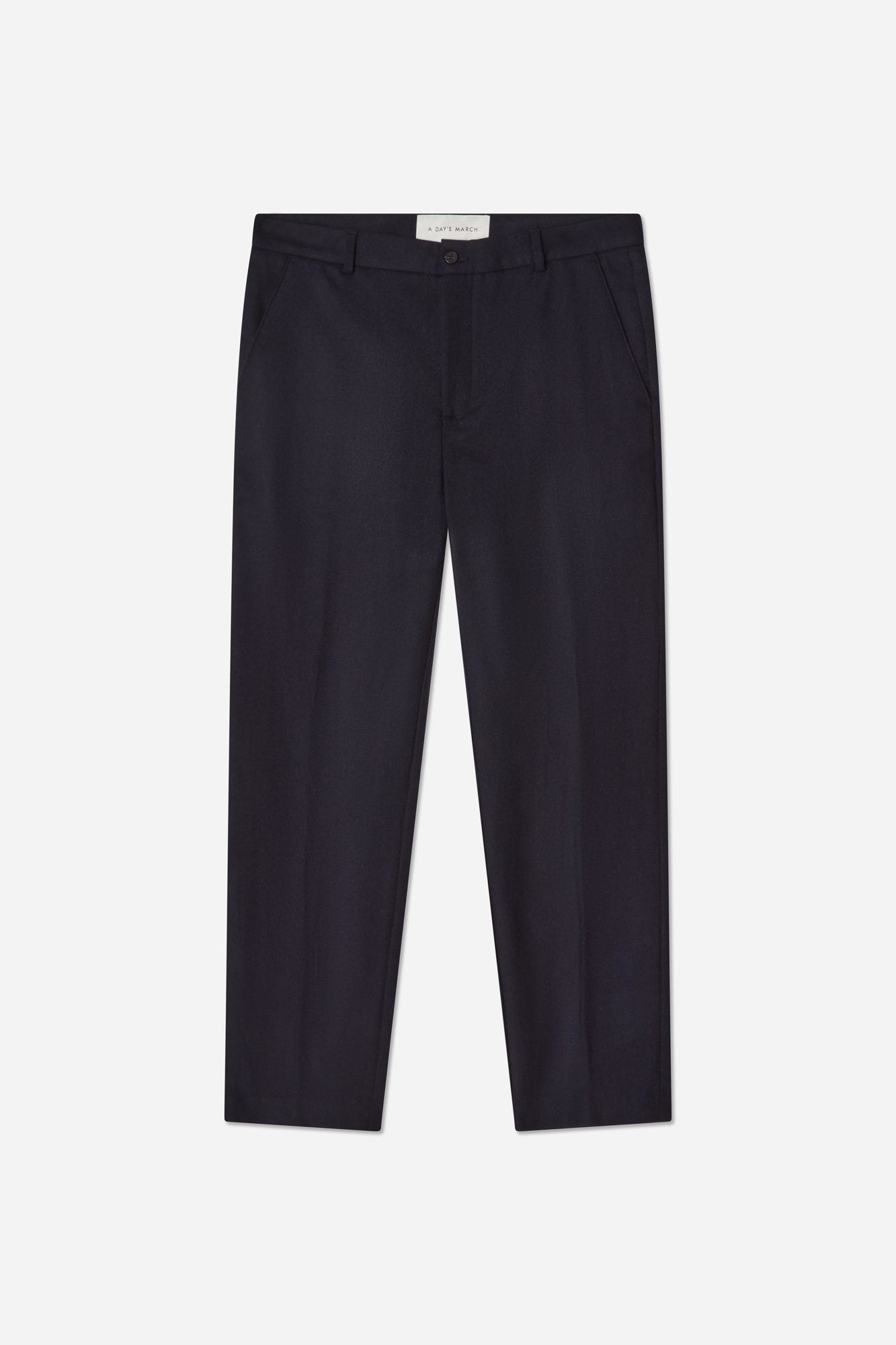 A Day's March Men's Navy Miller Wool Trousers