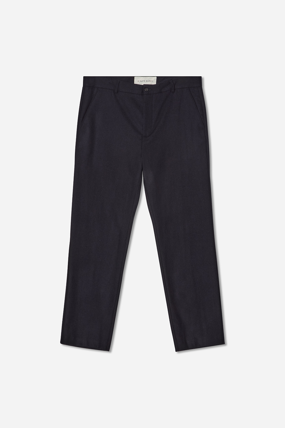 A Day's March Men's Navy Miller Fine Wool Trousers