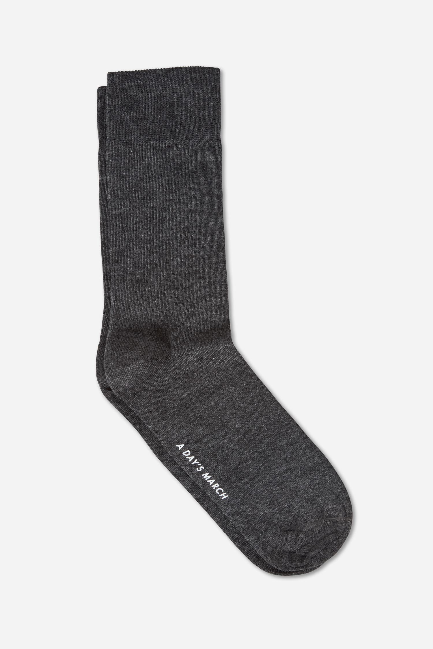 A Day's March Men's Charcoal Lyocell Socks