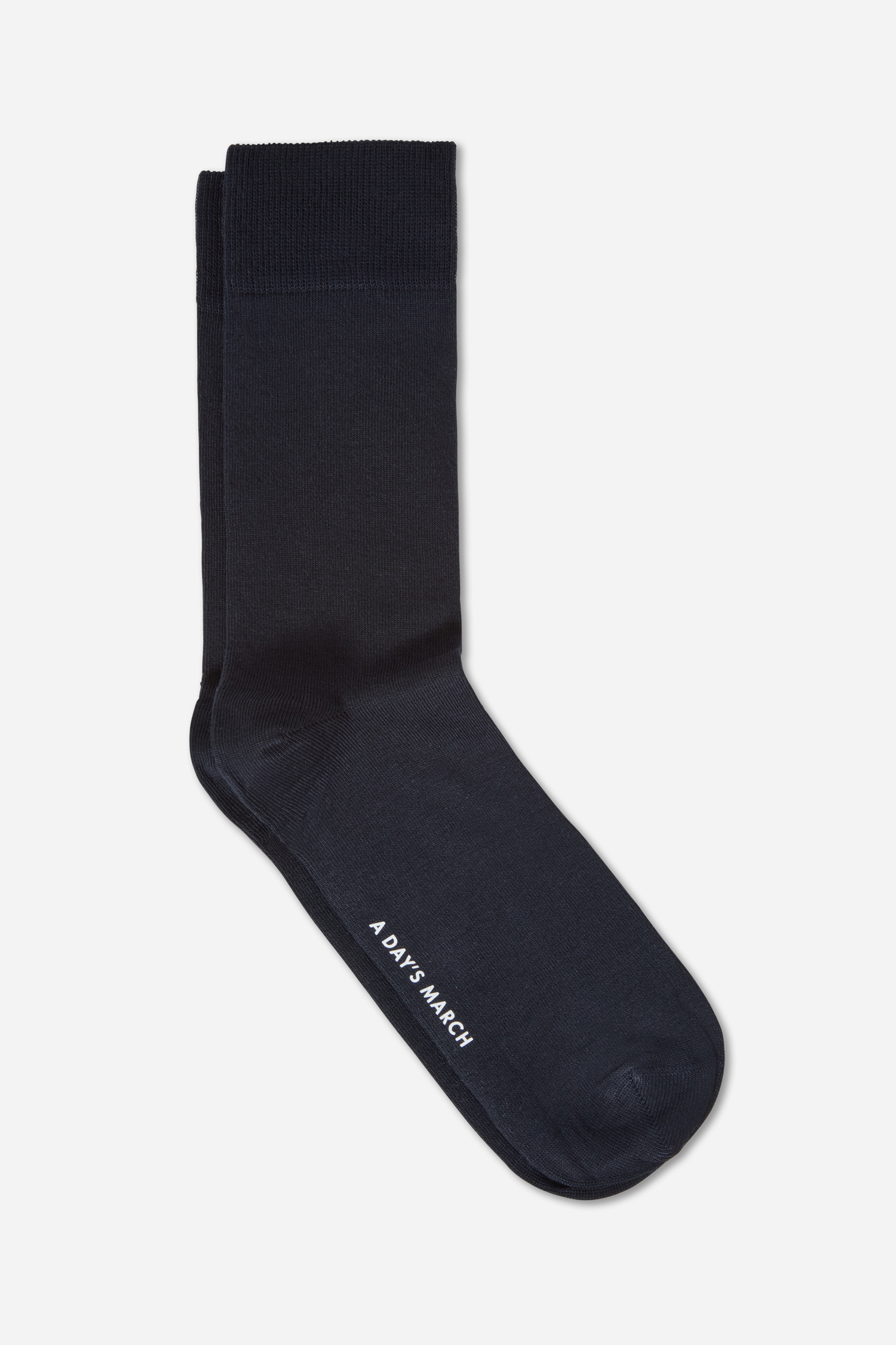 A Day's March Men's Navy Lyocell Socks