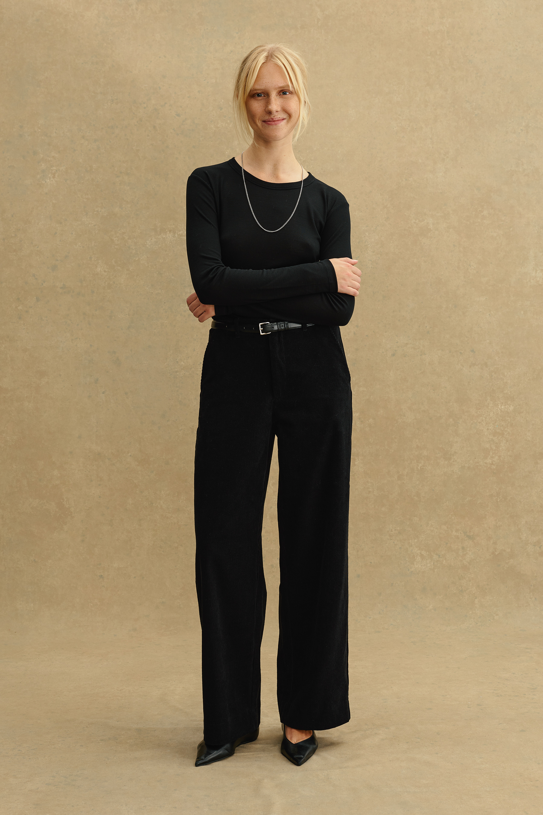 A Days March Lene Corduroy Trousers In Black
