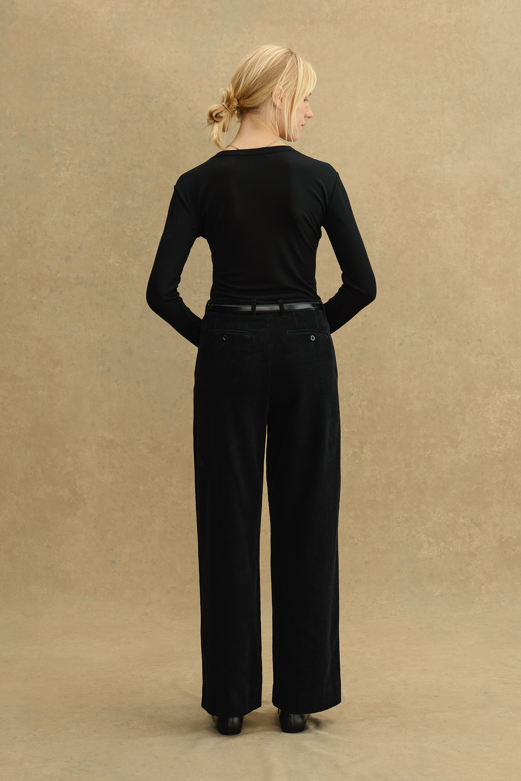 A Days March Lene Corduroy Trousers In Black