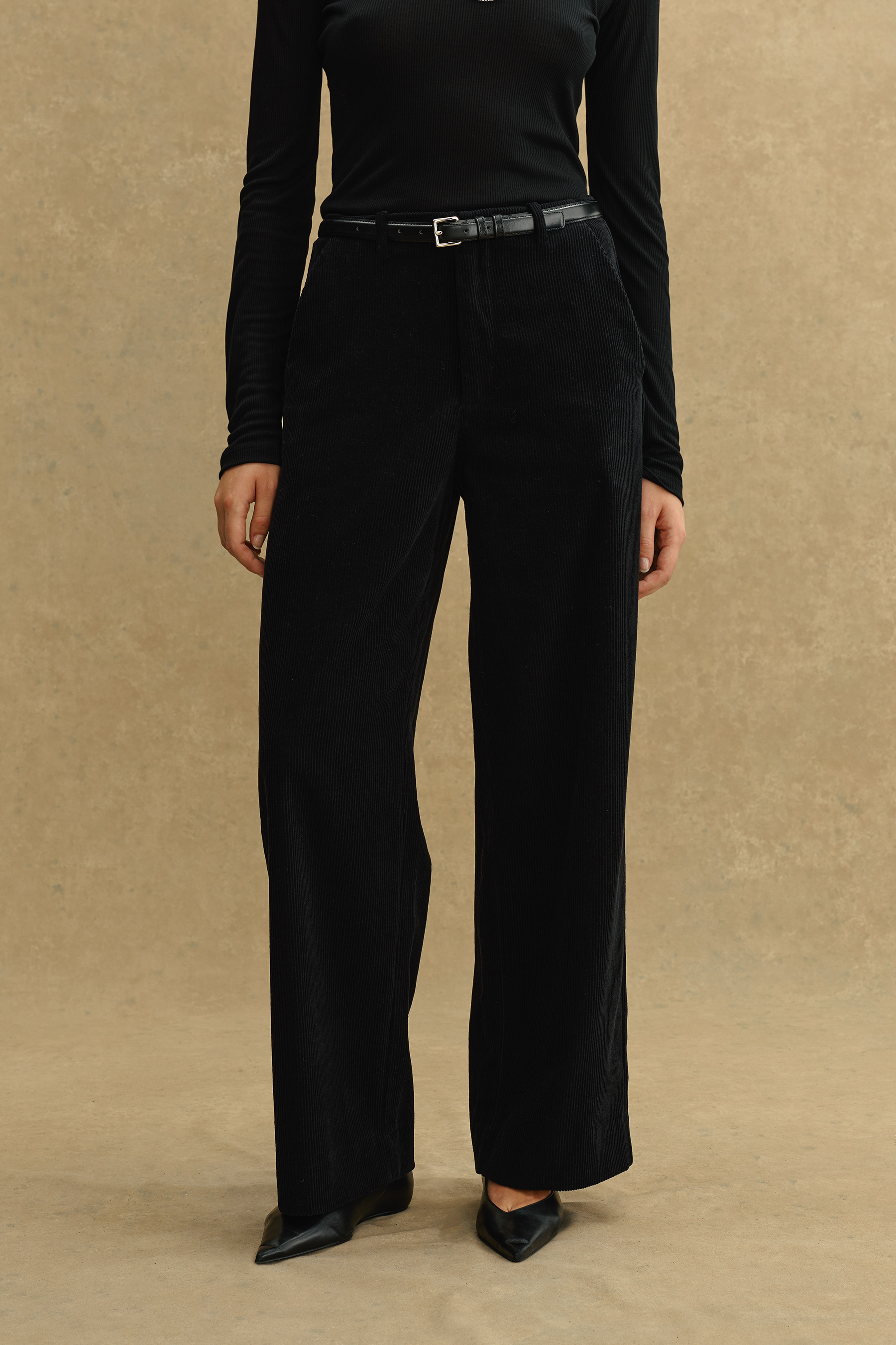 A Days March Lene Corduroy Trousers In Black