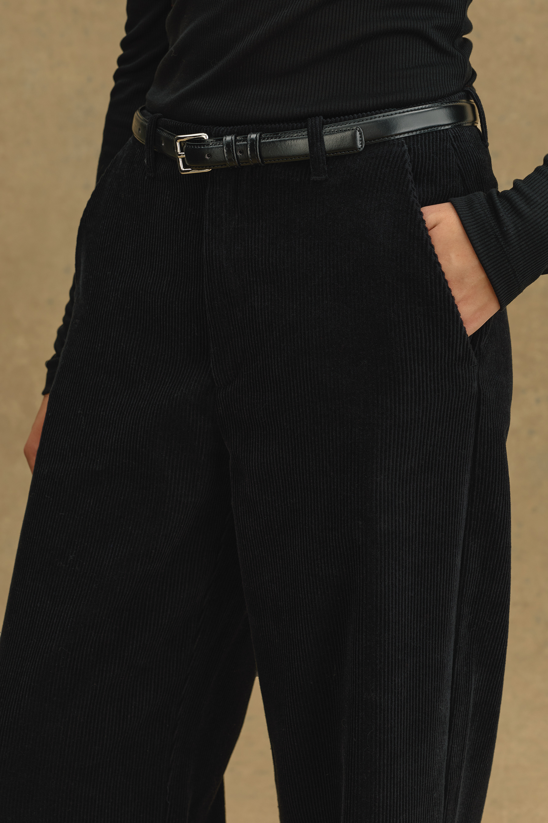 A Days March Lene Corduroy Trousers In Black